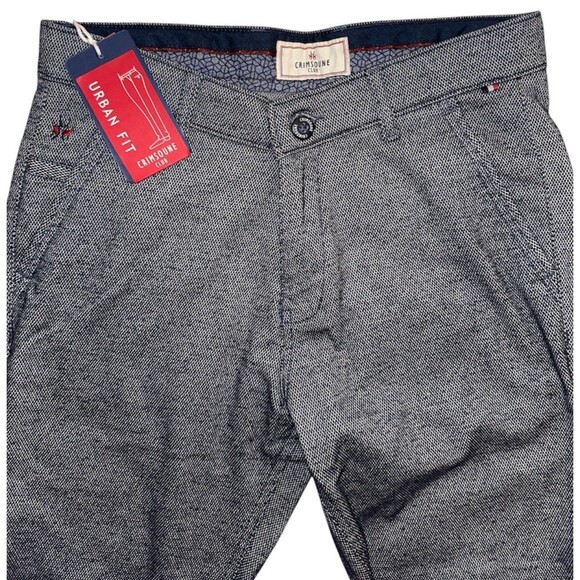 NWT Crimsoune Club Blue Grey Urban Fit Slim Dress Pants Men’s Size 30 X 32 - Picture 1 of 9